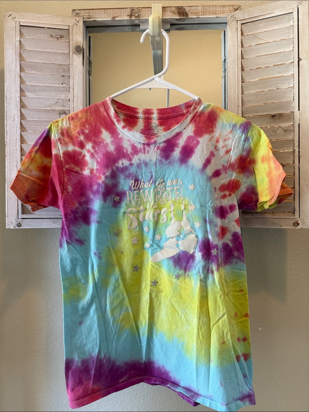 Handmade Kids Tie-Dye Greatest Showman-themed Tee - Pink, Yellow, Blue, Purple